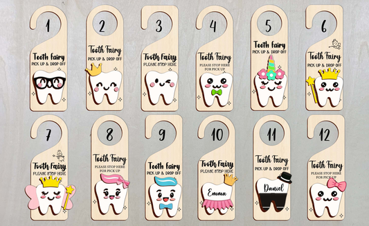 Custom Tooth Fairy Door Hanger